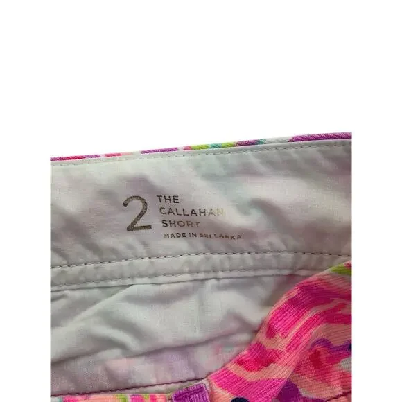 Lily Pulitzer Callahan Short Zipper and Button Front and Back Pockets Size 2 - Picture 6 of 11